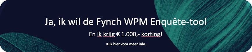 Ja, ik wil de Fynch WPM Enquête tool